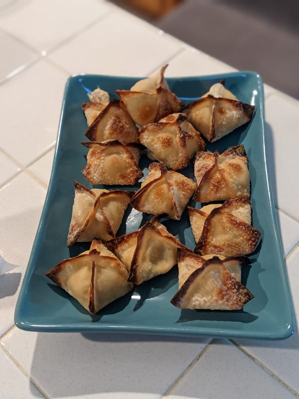 Air Fried Crab Rangoon