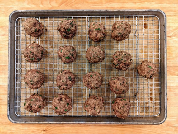 Anne’s Amazing Meatballs
