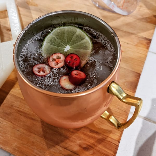 Cranberry Moscow Mule