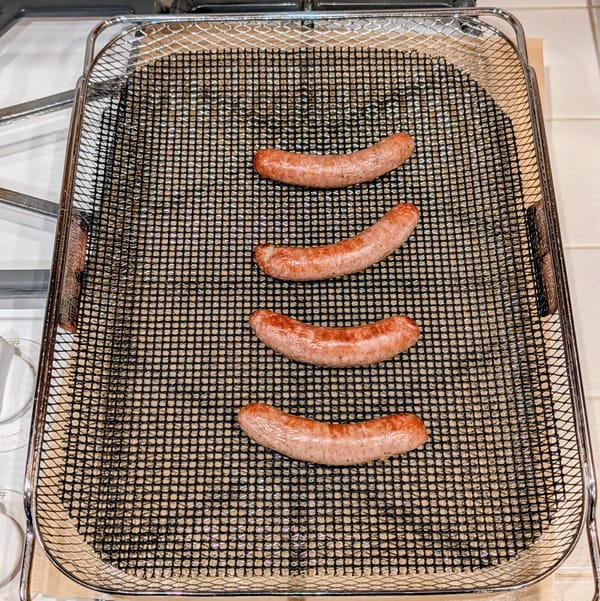 Air Fry Sausage Links