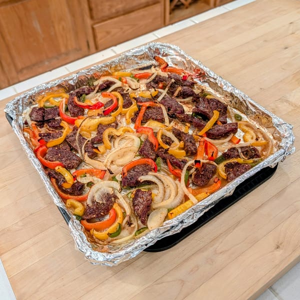 Sheet Pan Beef Fajitas