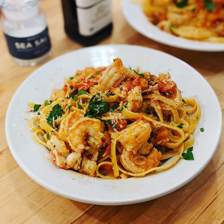 .A full plate of Old Bay® goodness... garnished to perfection and looking good.
