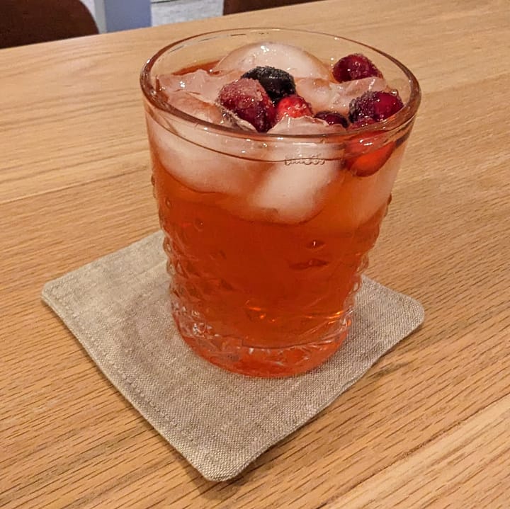 A cold starry night with snow on the ground... crackling log fire in the fireplace and a classy drink in hand. It's what winter is abou