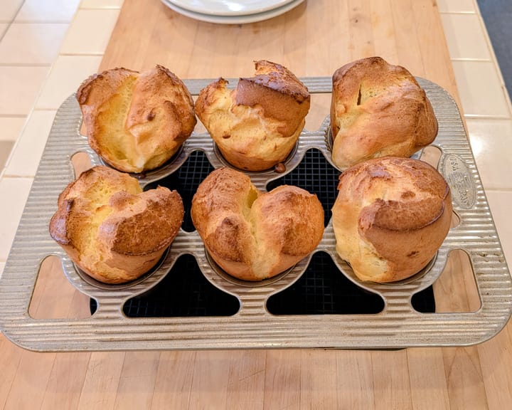 The late, great architect Frank Gehry might have gotten inspiration for some of his buildings eating these Popovers.