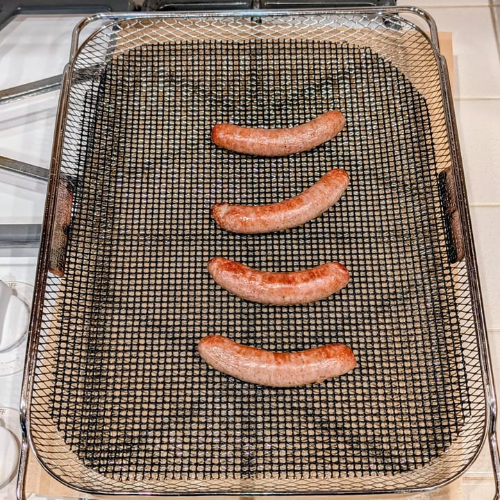You can't make them look this good using a skillet.  Crispy skin and browned evenly all the way round, without the fuss.